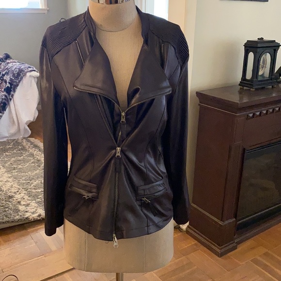 VENTO milano high end Italian top designer black bomber jacket - Picture 4 of 16